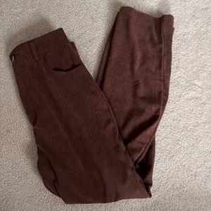 Brown corduroy pants